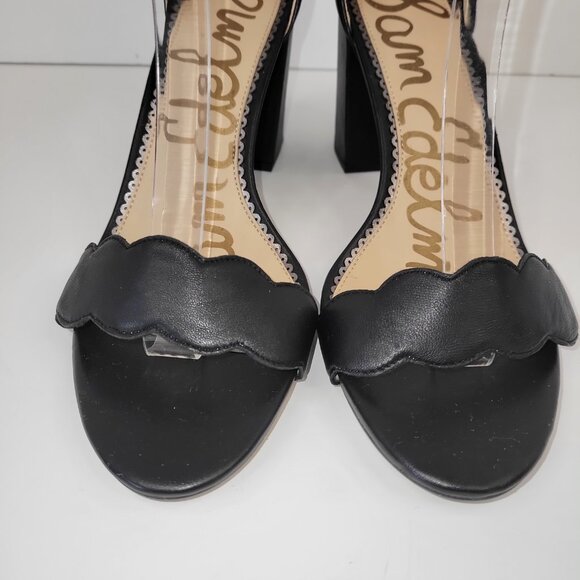 Sam Edelman Odila Sandal Black Leather Shoe Women's Size 7.5 - Picture 4 of 9